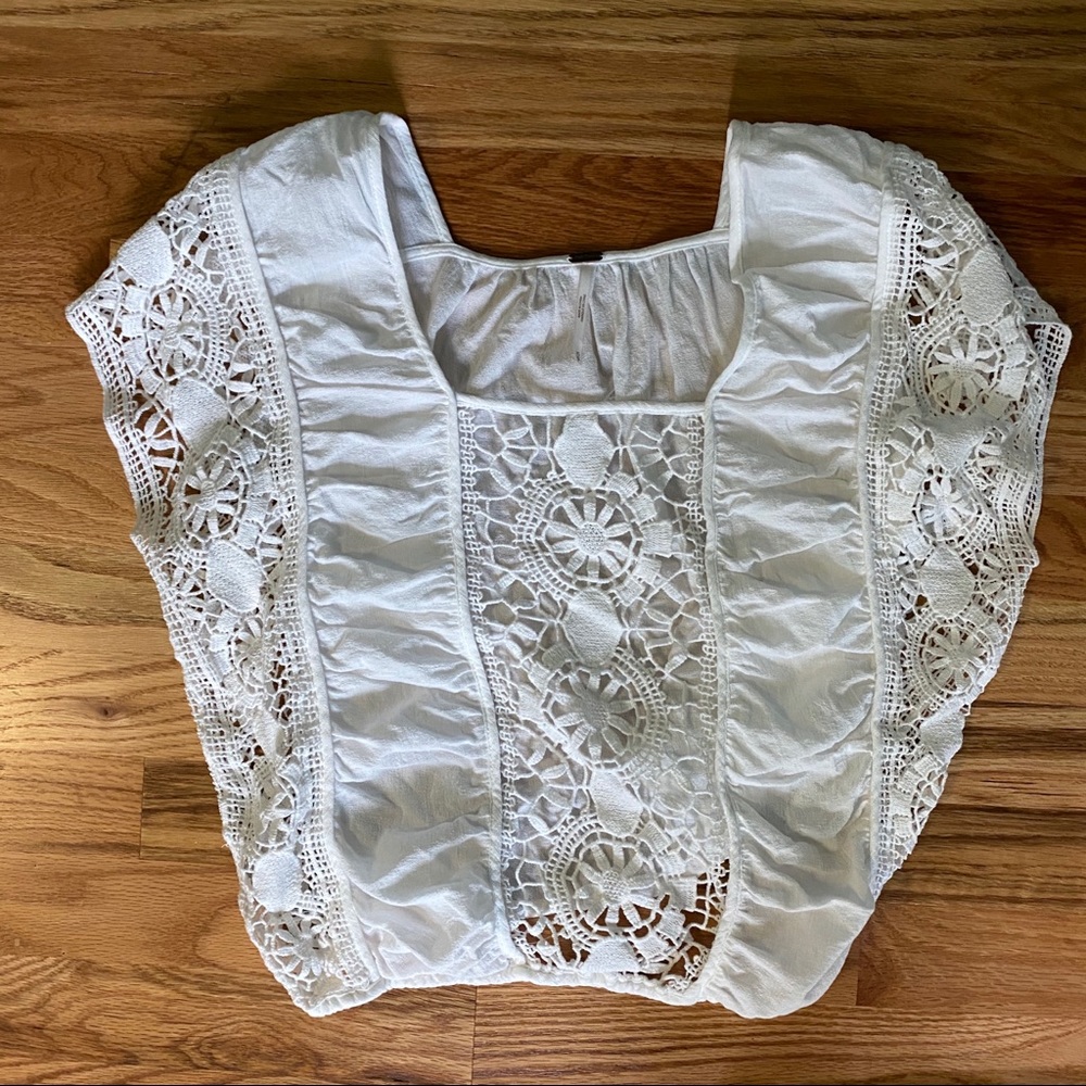 Free People White Top